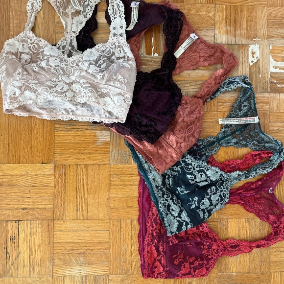 Free People lace bralettes - Picture 1 of 5